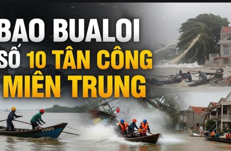 Bão số 10 Bualoi tàn phá miền trung